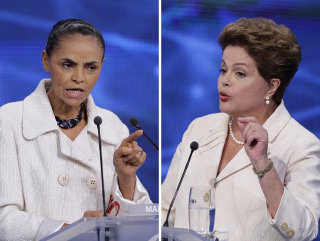 Βραζιλία: Στήθος με στήθος η προεκλογική μάχη της Ρούσεφ με την Σίλβα