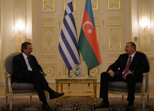 Περισσότερο φυσικό αέριο αν χρειαστεί ζήτησε ο Σαμαράς από τον πρόεδρο του Αζερμπαϊτζάν