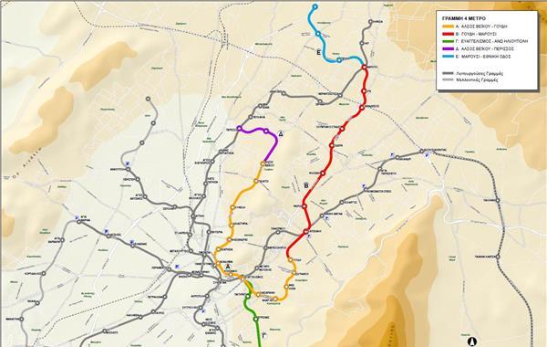 Τα σχέδια και το χρονοδιάγραμμα για τη γραμμή 4 του Μετρό – τα έργα ξεκινούν το 2016