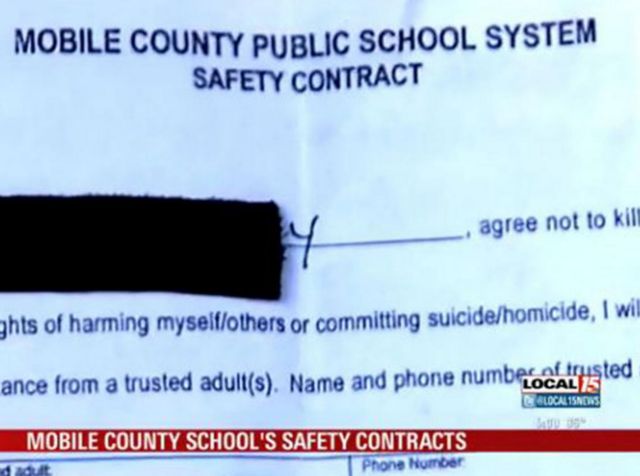 Πεντάχρονη υπέγραψε υπεύθυνη δήλωση ότι… δεν θα πυροβολήσει συμμαθητές της