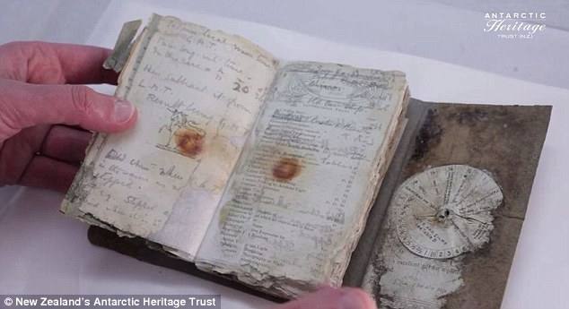 Ανακάλυψαν σπάνιο σημειωματάριο της τραγικής αποστολής του Σκοτ στην Ανταρκτική το 1912