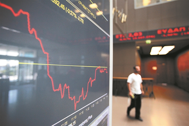 «Τρενάκι του τρόμου» θυμίζει και το Χρηματιστήριο Αθηνών