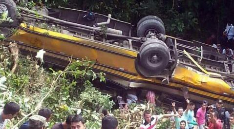Ονδούρα: Τουλάχιστον 14 νεκροί σε δυστύχημα με λεωφορείο