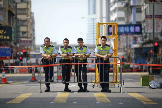 Η Βρετανία δεν θα εμποδίσει τις εξαγωγές δακρυγόνων στο Χονγκ Κόνγκ