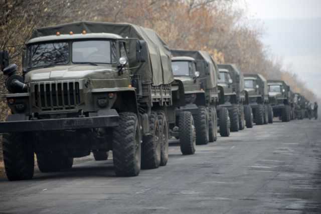 Ουκρανία: Στρατιωτικές ενισχύσεις βαρέων όπλων στο Ντονέτσκ