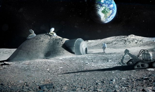 Με τρισδιάστατους εκτυπωτές θα φτιαχτούν οι πρώτες αποικίες στη Σελήνη