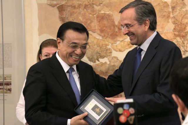 «Θέλουμε να κάνουμε επιπλέον επενδύσεις στην Ελλάδα», είπε ο κινέζος πρωθυπουργός στον Σαμαρά