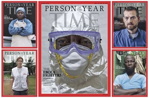 Time: Οι μαχητές κατά του Εμπολα είναι τα «πρόσωπα της χρονιάς»