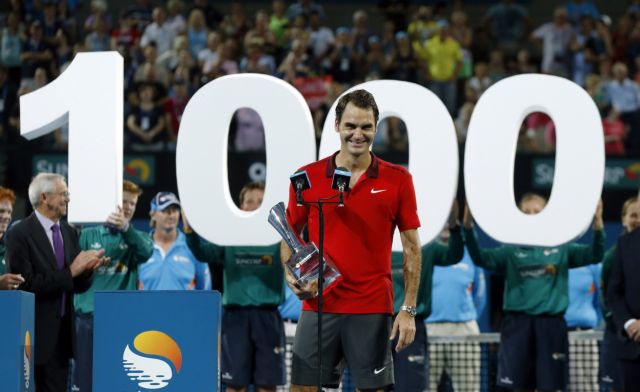 Τένις: Νικητής με ρεκόρ ο Φέντερερ στο Μπρίσμπεϊν