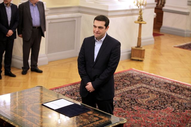 Πολιτικό όρκο εδωσε ως Πρωθυπουργός ο Αλέξης Τσίπρας