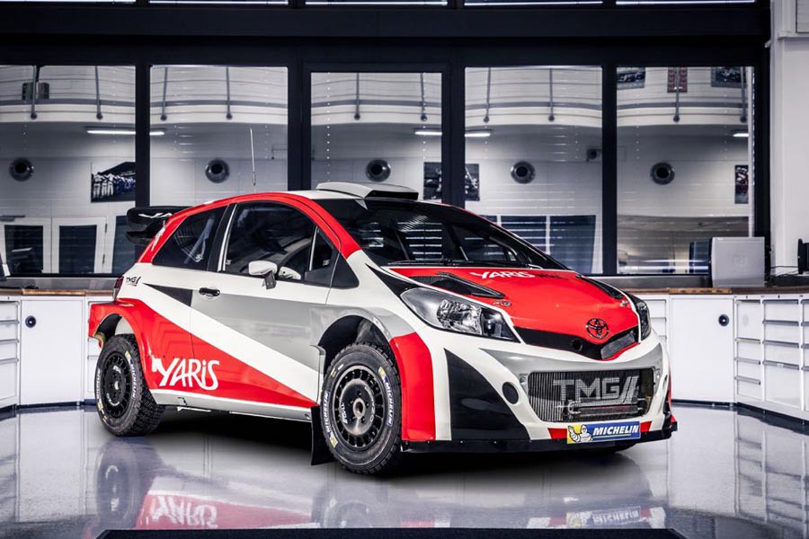 Το νέο Toyota Yaris WRC άρχισε να σπινάρει