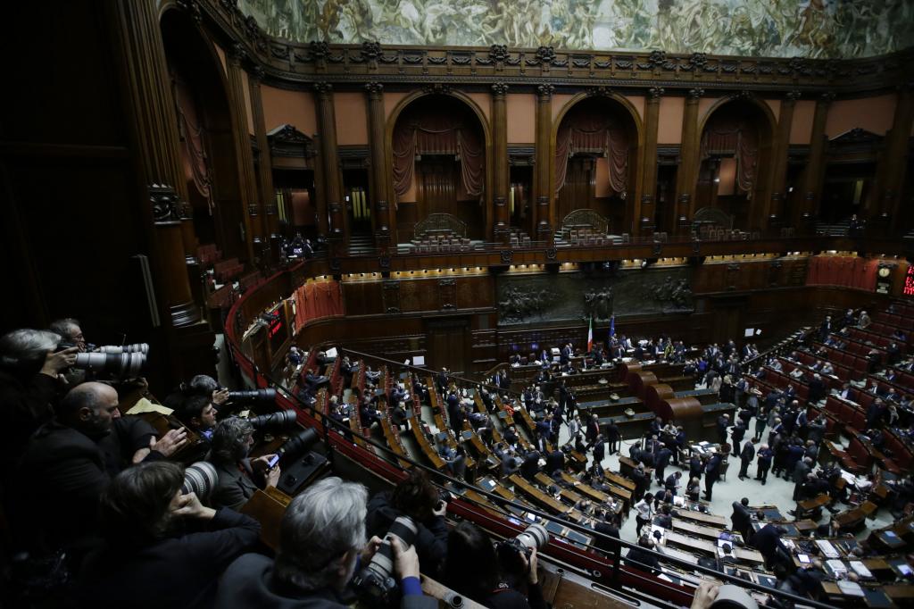 Ακαρπες και οι δύο ψηφοφορίες της Παρασκευής για την εκλογή Προέδρου της Δημοκρατίας στην Ιταλία