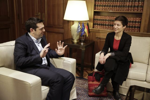 Συνάντηση του Αλέξη Τσίπρα με τη γερμανίδα ευρωβουλευτή Σκα Κέλερ