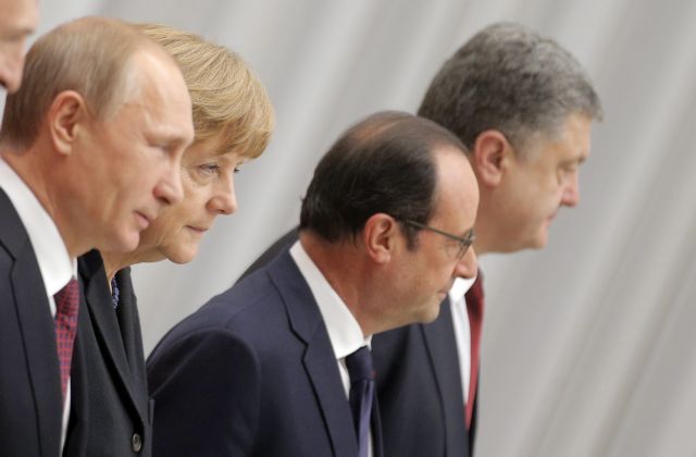 Πρόοδο είδαν οι τέσσερις ηγέτες στην εφαρμογή της εκεχειρίας στην Ουκρανία