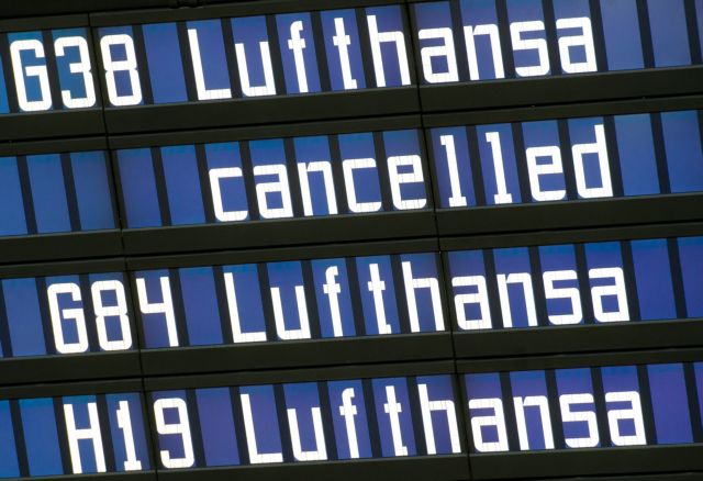 Ακυρώνονται 700 πτήσεις της Lufthansa λόγω της απεργίας των πιλότων