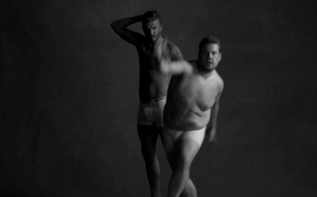 Μπέκαμ και Κόρντεν διακωμωδούν τις διαφημίσεις ανδρικών εσωρούχων