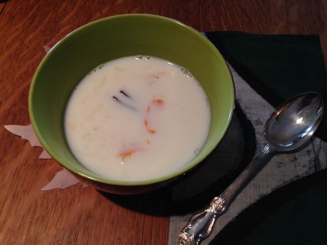 Ρυζόγαλο αρωματισμένο με βανίλια, λεμόνι και κανέλα