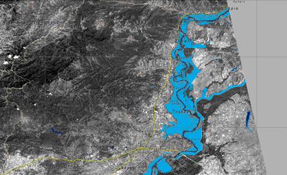 Δορυφόρος αποτύπωσε τις εκτεταμένες πλημμύρες στον Εβρο και τις Σέρρες