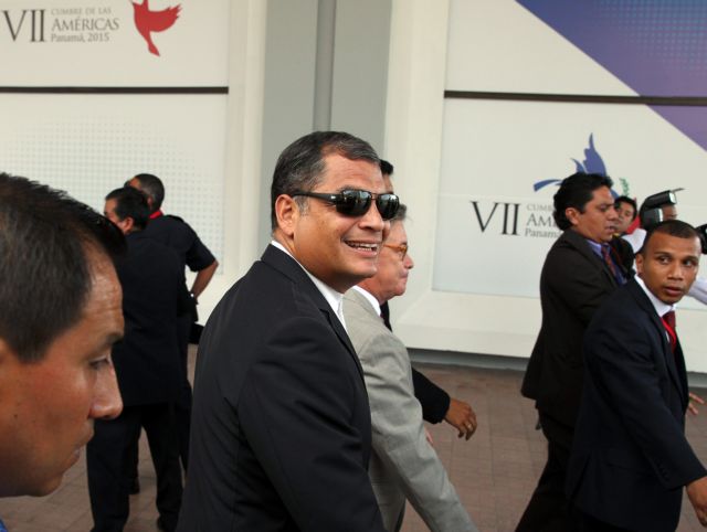 Ο πρόεδρος του Ισημερινού ακύρωσε συμμετοχή σε εκδήλωση εξαιτίας απειλών