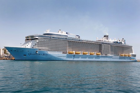 Στον Πειραιά το «Quantum of the Seas», το τρίτο μεγαλύτερο και «εξυπνότερο» κρουαζιερόπλοιο του κόσμου