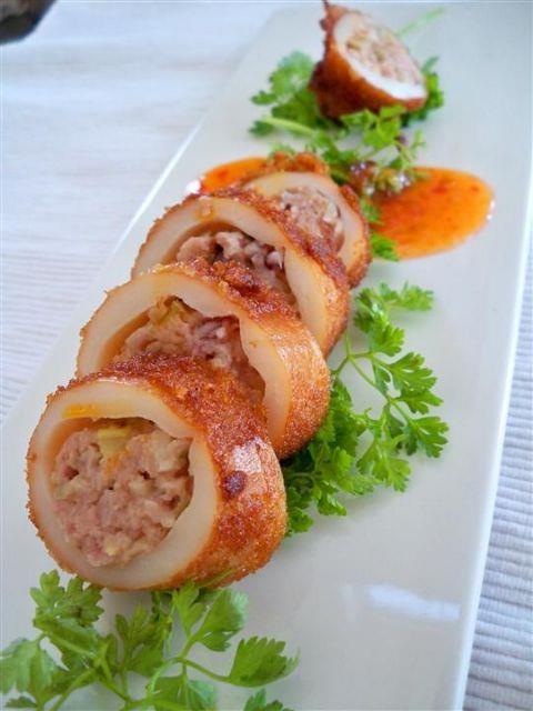 Καλαμάρια γεμιστά με ρύζι