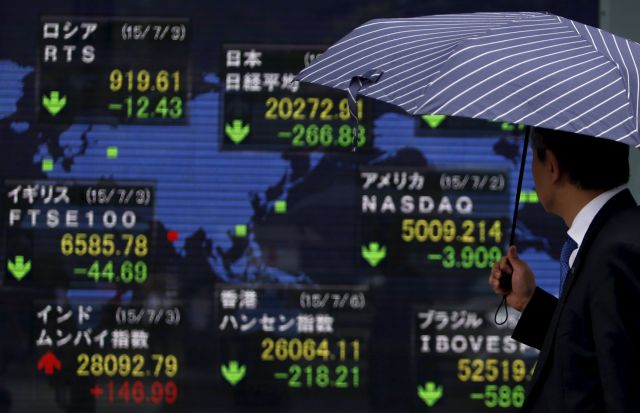 Οι ασιατικές αγορές υποχωρούν μετά το ελληνικό «Οχι»