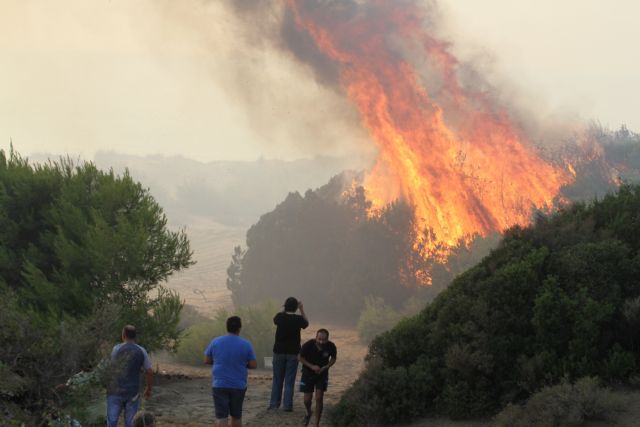 Αττική και Νότια Εύβοια στο «κόκκινο» για εκδήλωση πυρκαγιάς τη Δευτέρα