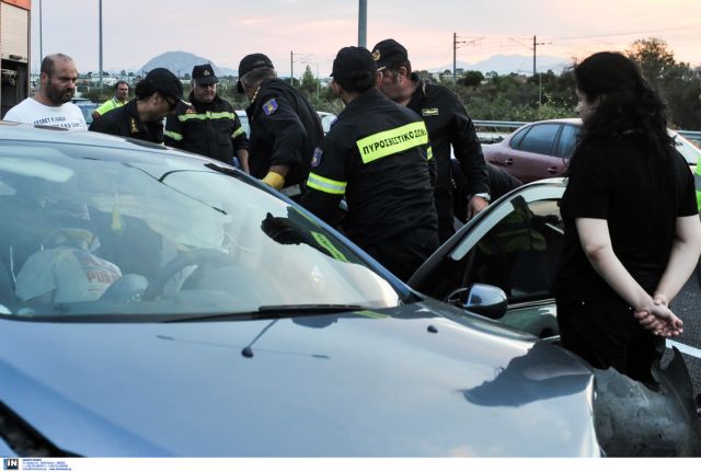 Καραμπόλα πέντε αυτοκινήτων στην Εθνική Οδό Θεσσαλονίκης – Νέων Μουδανιών