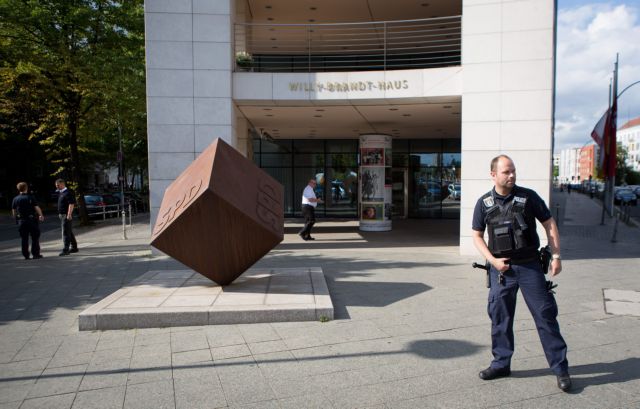 Εκκενώθηκε η έδρα του SPD στο Βερολίνο λόγω φάρσας για βόμβα