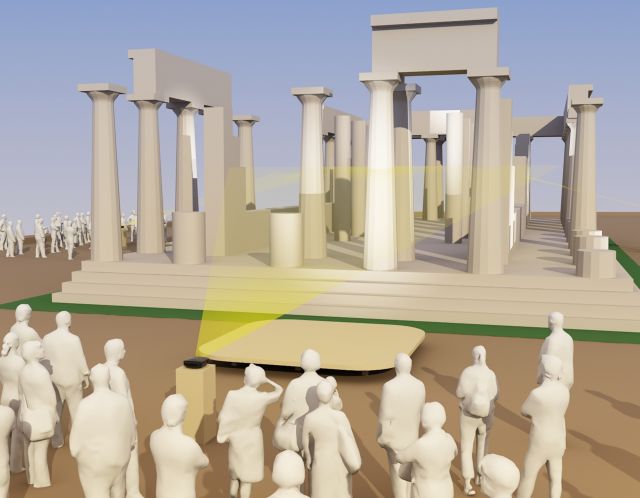 Καλλιτέχνες «ανοίγουν» το ναό της Αφαίας με βιντεοπροβολές