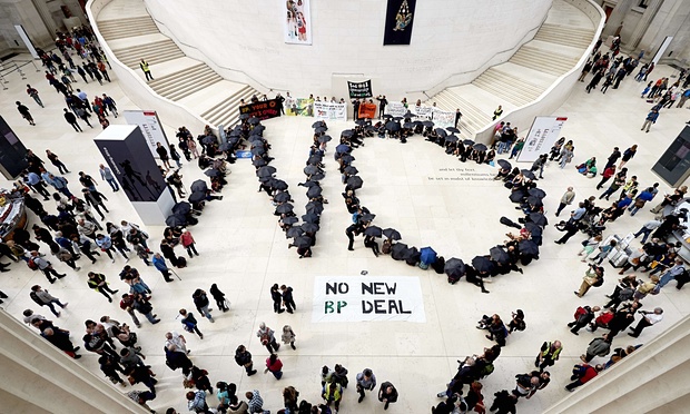 Εισβολή στο Βρετανικό Μουσείο για τις χορηγίες της πετρελαϊκής BP