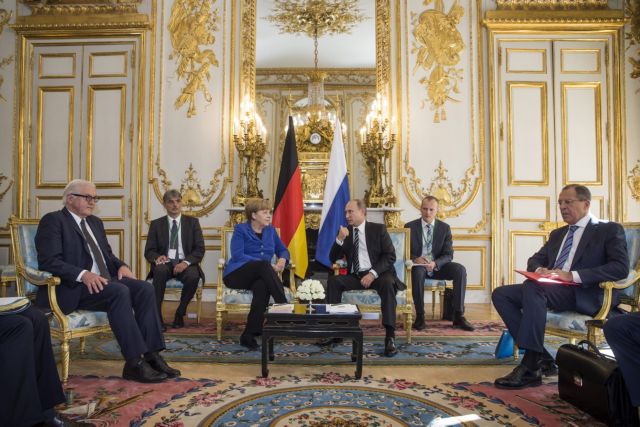 Συνάντηση Πούτιν, Μέρκελ, Ολάντ στο Παρίσι για το θέμα της Συρίας