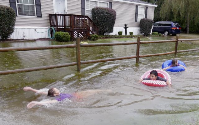 ΗΠΑ: Οκτώ νεκροί από τις πλημμύρες που σημειώθηκαν στη Νότια Καρολίνα