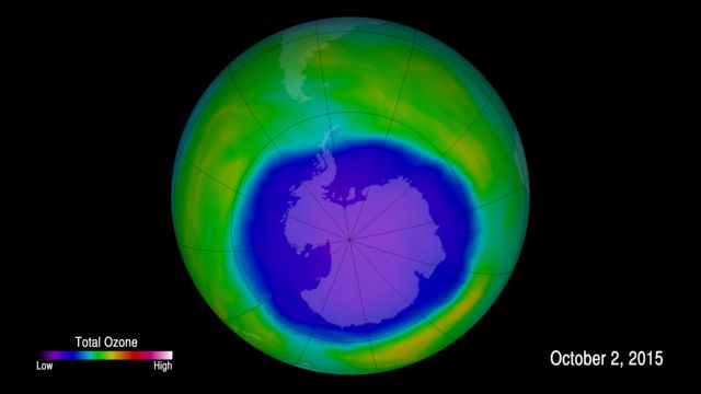 Σε επίπεδα ρεκόρ η τρύπα του όζοντος πάνω από την Ανταρκτική τον Οκτώβριο