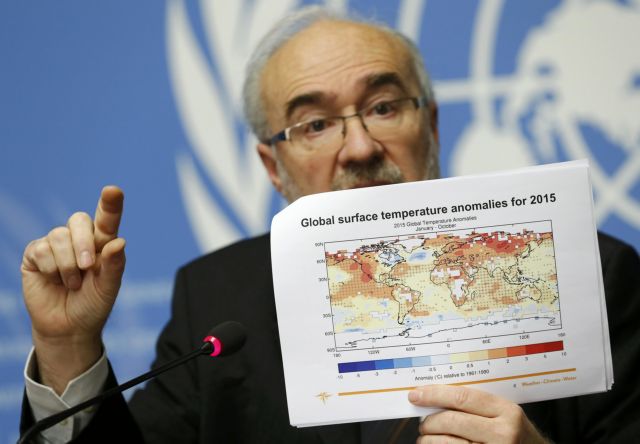 To 2015 ίσως η θερμότερη χρονιά που έχει καταγραφεί ποτέ, λέει ο Παγκόσμιος Οργανισμός Μετεωρολογίας