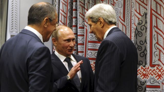 Συνάντηση Κέρι με Πούτιν και Λαβρόφ στην Μόσχα