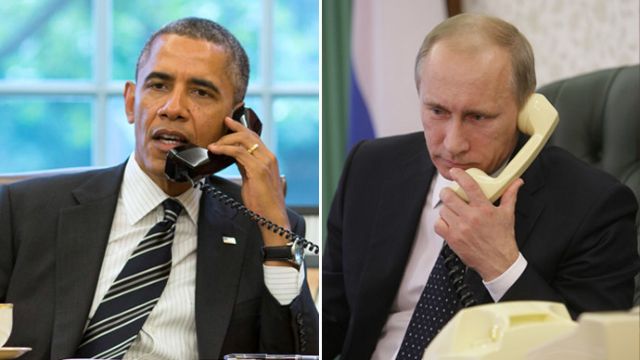 Τηλεφωνική επικοινωνία Ομπάμα-Πούτιν για τα καυτά διεθνή θέματα