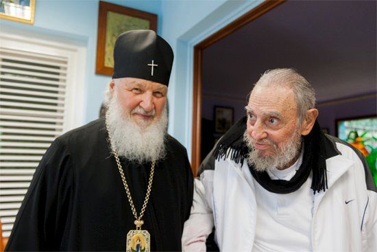 Τον Φιντέλ Κάστρο συνάντησε ο Πατριάρχης της Ρωσίας Κύριλλος