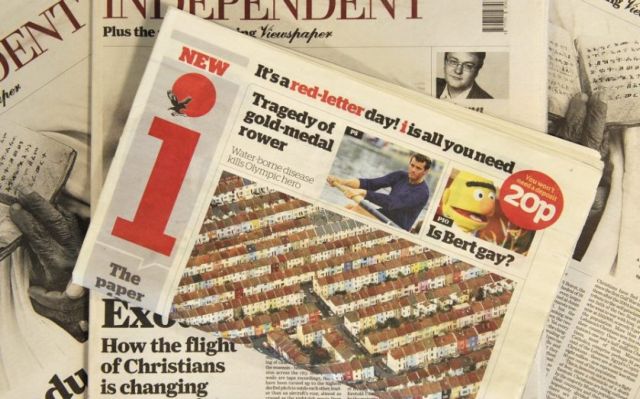 Η εφημερίδα «Independent» από τον Μάρτιο θα υπάρχει πλέον μόνο σε ηλεκτρονική μορφή