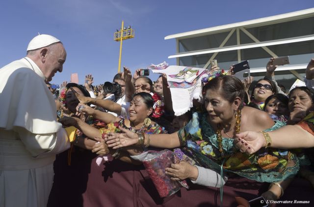 Μεξικό: Ο Πάπας Φραγκίσκος έχασε την ψυχραιμία του
