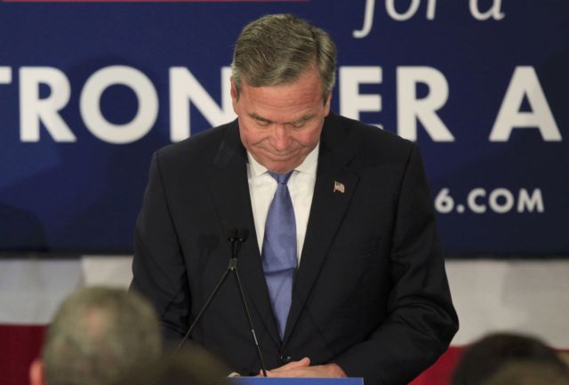 Αποσύρεται ο Τζ. Μπους από την κούρσα για το χρίσμα των Ρεπουμπλικανών
