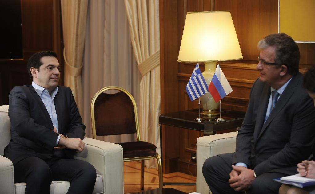 Συνάντηση Τσίπρα με τον αντιπρόεδρο της Ρωσικής Ομοσπονδίας