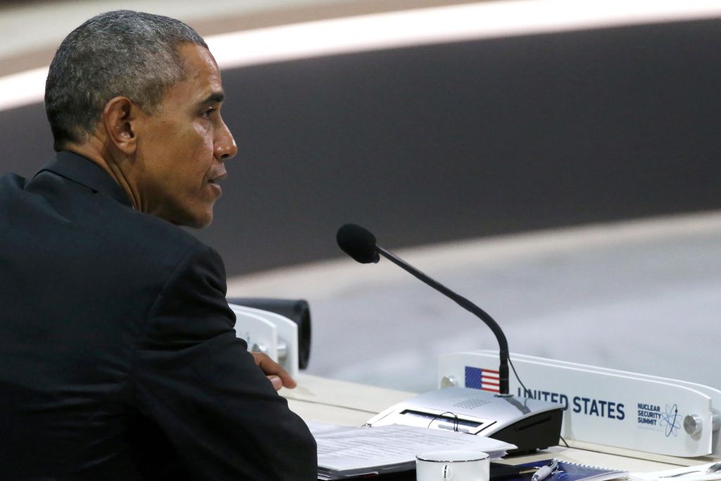 Ο κίνδυνος μειώθηκε, η απειλή παραμένει, δήλωσε ο Ομπάμα αναφερόμενος στην πυρηνική τρομοκρατία