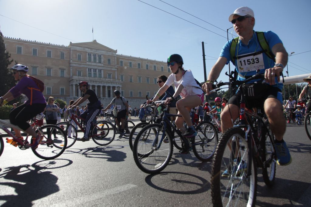 Περισσότεροι από 15.000 ποδηλάτες συμμετείχαν στον 23ο Ποδηλατικό Γύρο της Αθήνας