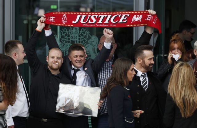 Δικαίωση ύστερα από 27 χρόνια για τα 96 θύματα του Χίλσμπορο