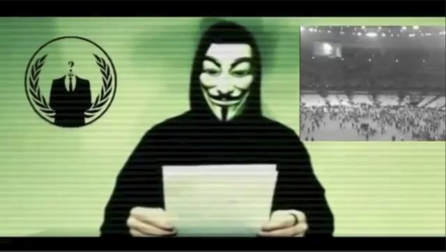 «Επίθεση» στην Τράπεζα της Ελλάδος από τους Anonymous