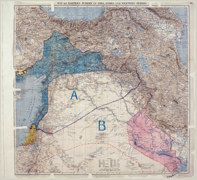 Οι «γραμμές στην άμμο» στοιχειώνουν ακόμη και σήμερα τη Μέση Ανατολή