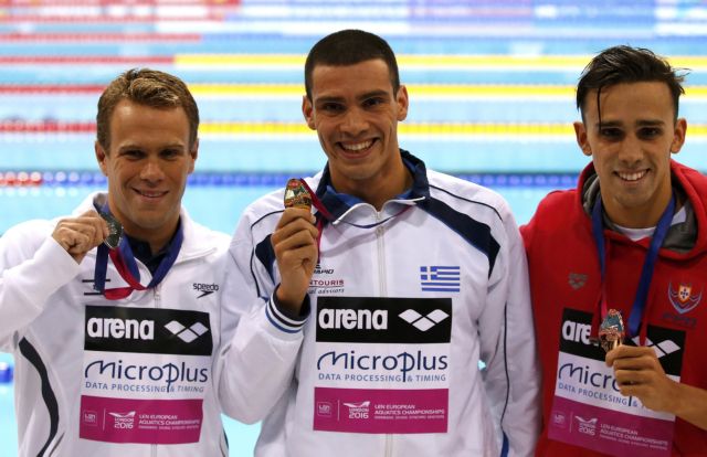 Ευρωπαϊκό κολύμβησης: Χρυσό μετάλλιο ο Βαζαίος στα 200μ μικτής