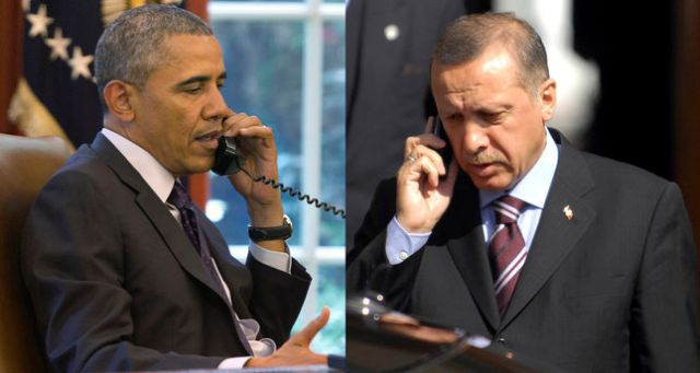 Τηλεφωνική συνομιλία Ομπάμα-Ερντογάν για Συρία και Ισλαμικό Κράτος
