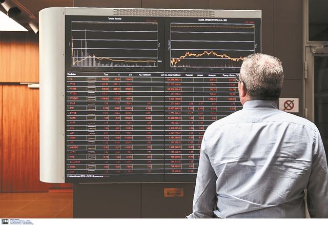 Στο «κόκκινο» ελέω γεωπολιτικού ρίσκου το Χρηματιστήριο Αθηνών